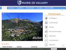 Tablet Screenshot of mairie-de-vaujany.fr